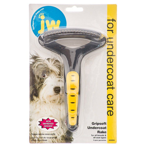 JW Gripsoft Regular Tooth Undercoat Rake, Undercoat Rake-Dog-JW Pet-PetPhenom
