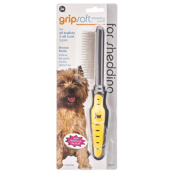 JW Gripsoft Shedding Comb, Shedding Comb-Dog-JW Pet-PetPhenom