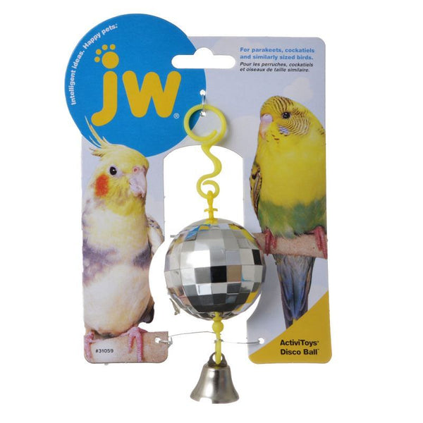 JW Insight Disco Ball Bird Toy, Disco Ball Bird Toy-Bird-JW Pet-PetPhenom