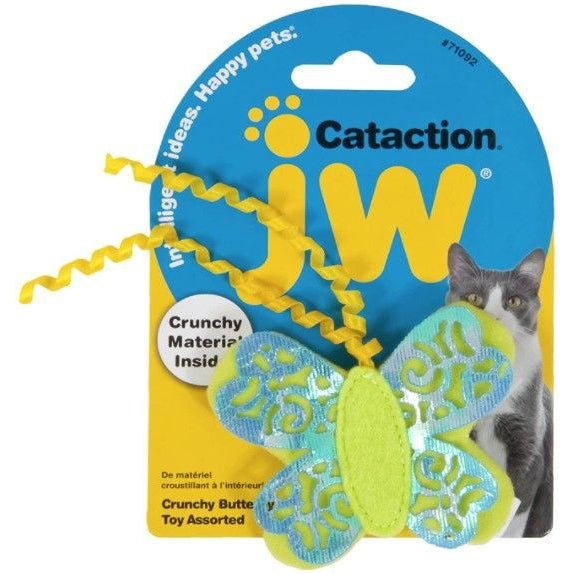 JW Pet Cataction Crunchy Butterfly Cat Toy , 1 count-Cat-JW Pet-PetPhenom