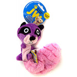 JW Pet Crackle Heads Plush Dog Toy - Ricky Raccoon, Medium - 12" Long-Dog-JW Pet-PetPhenom