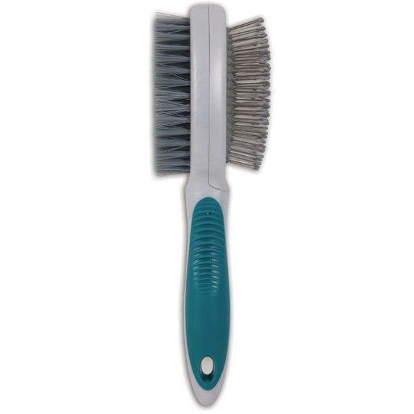 JW Pet Furbuster 2-In-1 Pin and Bristle Brush for Dogs, 1 count-Dog-JW Pet-PetPhenom