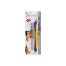 JW Pet GripSoft Rotating Comfort Comb Fine & Coarse 8in-Dog-JW Pet-PetPhenom