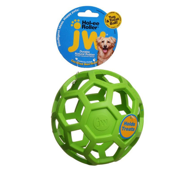 JW Pet Hol-ee Roller Rubber Dog Toy - Assorted, Large (6.5" Diameter - 1 Toy)-Dog-JW Pet-PetPhenom