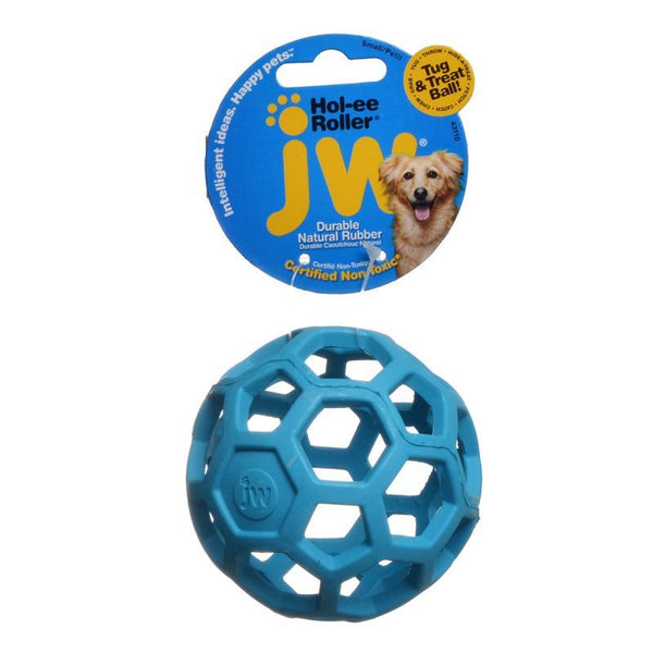 JW Pet Hol-ee Roller Rubber Dog Toy - Assorted, Small (3.5" Diameter - 1 Toy))-Dog-JW Pet-PetPhenom