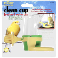 JW Pet Insight Clean Cup Feeder and Water Cup Small-Bird-JW Pet-PetPhenom