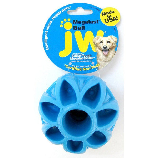 JW Pet Megalast Rubber Dog Toy - Ball, Large - 4" Diameter-Dog-JW Pet-PetPhenom