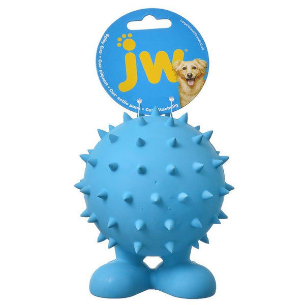 JW Pet Spiky Cuz Dog Toy, Large - 5.3" Tall (Assorted Colors)-Dog-JW Pet-PetPhenom