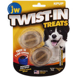 JW Pet Twist-In Treats Chicken Flavored Treat Dispensing Dog Toy , 2 count-Dog-JW Pet-PetPhenom