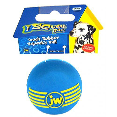 JW Pet iSqueak Ball - Rubber Dog Toy, Small - 2" Diameter-Dog-JW Pet-PetPhenom