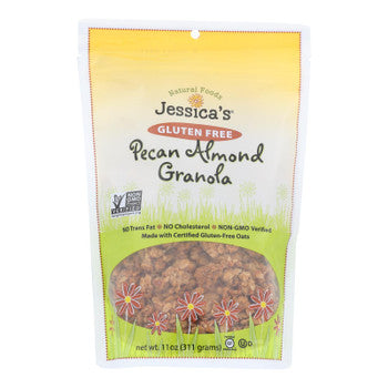 Jessica's Natural Foods Gluten Free Pecan Almond Granola - Case of 12 - 11 OZ-Dog-Jessica's Natural Foods-PetPhenom