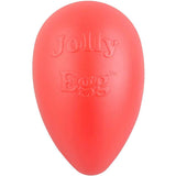 Jolly Pets Egg Plastic Dog Toy, 8", Red