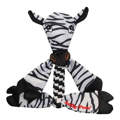 Jolly Pets, Inc. Jolly Animal Flathead Zebra -Large-Dog-Jolly Pets, Inc.-PetPhenom