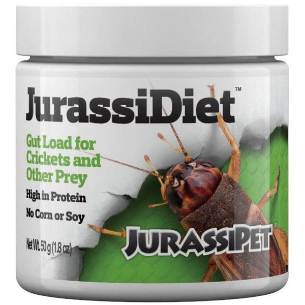 JurassiPet JurassiDiet Gutload High Protien Complete Diet for Crickets and other Prey, 1.8 oz-Small Pet-JurassiPet-PetPhenom