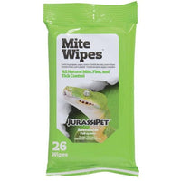 JurassiPet MiteWipes All Natural Mite, Flea and Tick Control, 26 count-Small Pet-JurassiPet-PetPhenom