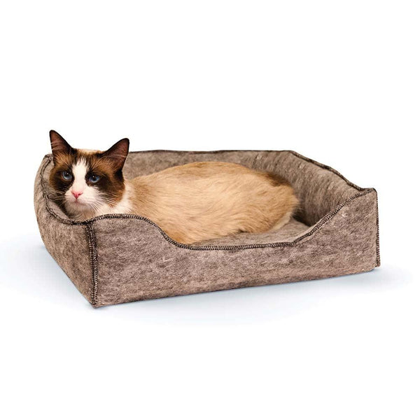 K&H Pet Products Amazin' Kitty Lounge Sleeper Gray 13" x 17" x 3"-Cat-K&H Pet Products-PetPhenom