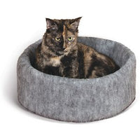 K&H Pet Products Amazin' Snuggle Cup Gray 16" x 16" x 12"-Cat-K&H Pet Products-PetPhenom