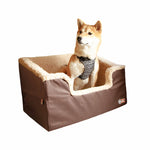 K&H Pet Products Bucket Booster Pet Seat Collapsible Rectangle Large Tan 21" x 16" x 14"-Dog-K&H Pet Products-PetPhenom