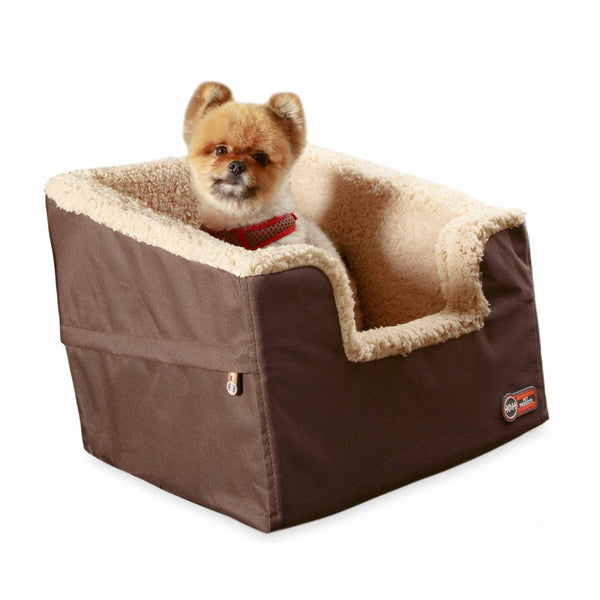 K&H Pet Products Bucket Booster Pet Seat Collapsible Rectangle Small Tan 16" x 16" x 14"-Dog-K&H Pet Products-PetPhenom