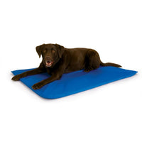 K&H Pet Products Cool Bed III Thermoregulating Pet Bed Large Blue 32" x 44" x 0.5"-Dog-K&H Pet Products-PetPhenom