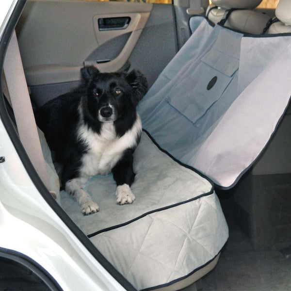 K&H Pet Products Deluxe Car Seat Saver Gray 54" x 58" x 0.25"-Dog-K&H Pet Products-PetPhenom