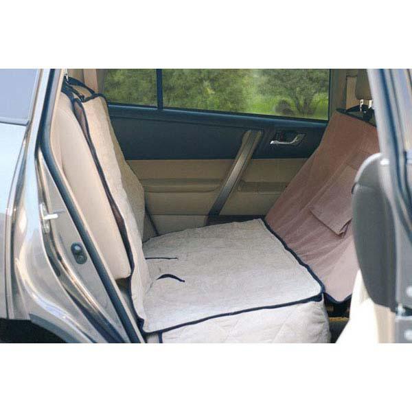 K&H Pet Products Deluxe Car Seat Saver Tan 54" x 58" x 0.25"-Dog-K&H Pet Products-PetPhenom