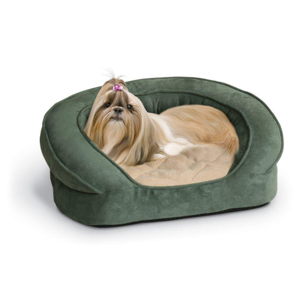 K&H Pet Products Deluxe Ortho Bolster Sleeper Pet Bed Extra Large Green 50" x 40" x 10"-Dog-K&H Pet Products-PetPhenom