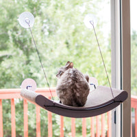 K&H Pet Products EZ Mount Cat Scratcher Kitty Sill Cradle Tan 11" x 20" x 2"-Cat-K&H Pet Products-PetPhenom