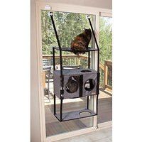 K&H Pet Products EZ Mount Townhouse Gray 12" x 23" x 60"-Cat-K&H Pet Products-PetPhenom