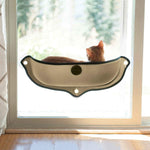 K&H Pet Products EZ Mount Window Bed Kitty Sill Tan 27" x 11" x 10.5"-Cat-K&H Pet Products-PetPhenom