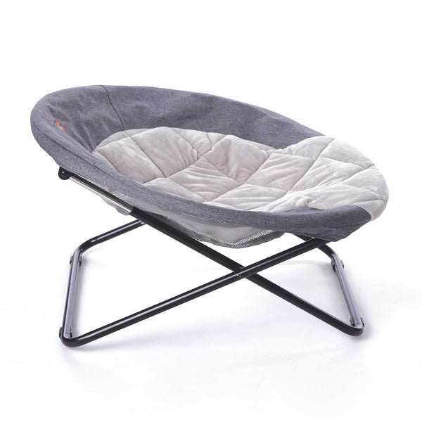 K&H Pet Products Elevated Cozy Cot Large Gray 30" x 30" x 16.5"-Dog-K&H Pet Products-PetPhenom