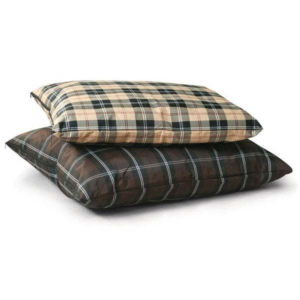 K&H Pet Products Indoor / Outdoor Single-Seam Pet Bed Large Brown Plaid 35" x 44" x 4"-Dog-K&H Pet Products-PetPhenom
