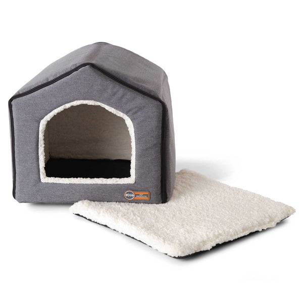 K&H Pet Products Indoor Pet House Gray 16" x 15" x 14"-Cat-K&H Pet Products-PetPhenom