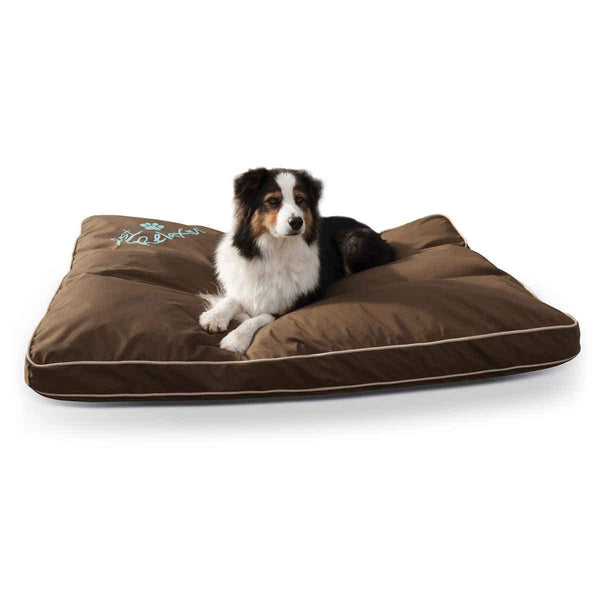 K&H Pet Products Just Relaxin' Indoor/Outdoor Pet Bed Large Chocolate 36" x 48" x 3.5"-Dog-K&H Pet Products-PetPhenom