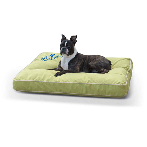 K&H Pet Products Just Relaxin' Indoor/Outdoor Pet Bed Medium Green 28" x 36" x 3.5"-Dog-K&H Pet Products-PetPhenom