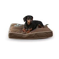 K&H Pet Products Just Relaxin' Indoor/Outdoor Pet Bed Small Chocolate 18" x 26" x 3.5"-Dog-K&H Pet Products-PetPhenom
