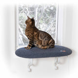 K&H Pet Products Kitty Sill Heated Gray 24" x 14" x 12"-Dog-K&H Pet Products-PetPhenom