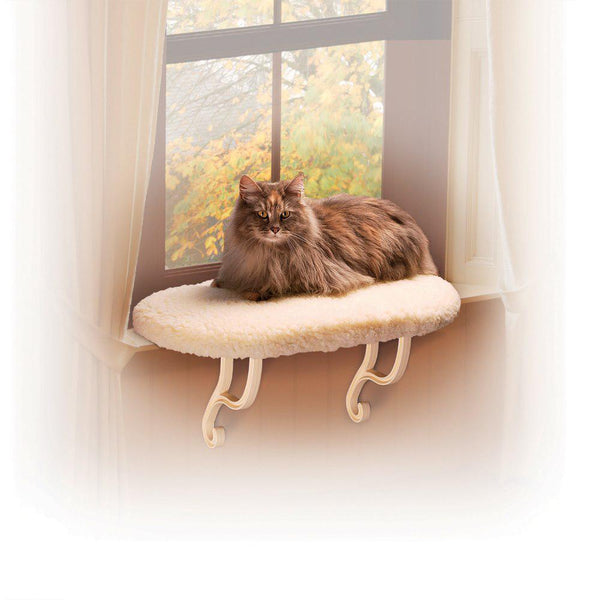 K&H Pet Products Kitty Sill Unheated White 14" x 24" x 9"-Cat-K&H Pet Products-PetPhenom