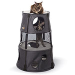 K&H Pet Products Kitty Tower Gray 22" x 22" x 30"-Cat-K&H Pet Products-PetPhenom