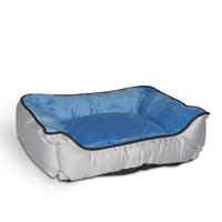 K&H Pet Products Lounge Sleeper Self-Warming Pet Bed Gray / Blue 16" x 20" x 6"-Dog-K&H Pet Products-PetPhenom