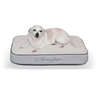 K&H Pet Products Memory Sleeper Pet Bed Gray 18" x 26" x 3.75"-Dog-K&H Pet Products-PetPhenom