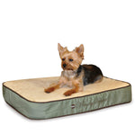 K&H Pet Products Memory Sleeper Pet Bed Small Sage 18" x 26" x 3.75"-Dog-K&H Pet Products-PetPhenom