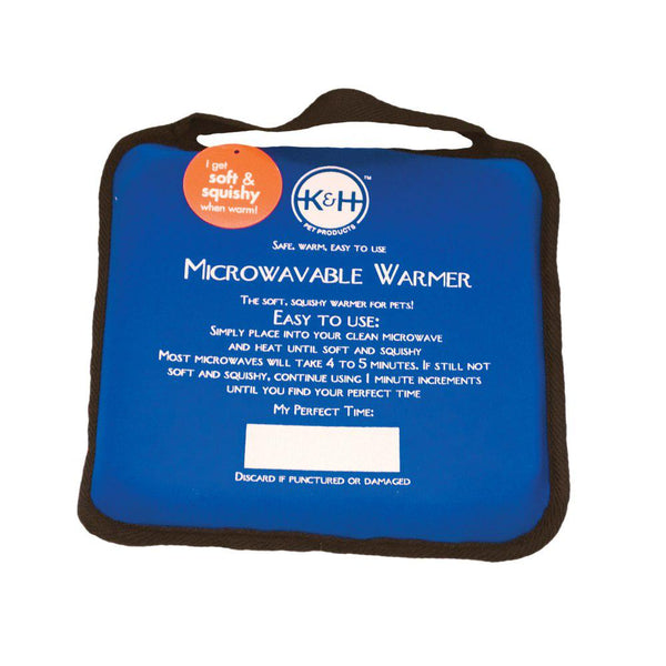 K&H Pet Products Microwavable Pet Bed Warmer Blue 9" x 9" x 2"-Dog-K&H Pet Products-PetPhenom