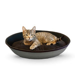 K&H Pet Products Mod Sleeper Cat Bed Medium Gray / Black 23" x 16"-Cat-K&H Pet Products-PetPhenom