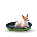 K&H Pet Products Mod Sleeper Cat Bed Medium Green / Black 23" x 16"-Cat-K&H Pet Products-PetPhenom