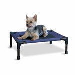 K&H Pet Products Original Pet Cot Elevated Pet Bed Small Blue 17" x 22" x 7"-Dog-K&H Pet Products-PetPhenom