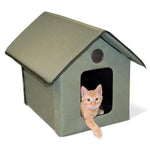 K&H Pet Products Outdoor Kitty House Beige 22" x 18" x 17"-Cat-K&H Pet Products-PetPhenom