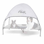 K&H Pet Products Pet Cot Canopy Extra Large Gray 32" x 50"-Dog-K&H Pet Products-PetPhenom