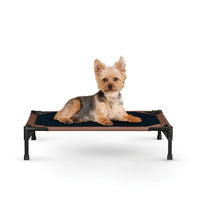 K&H Pet Products Pet Cot Small Chocolate 17" x 22" x 7"-Dog-K&H Pet Products-PetPhenom