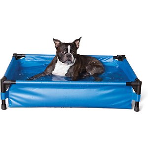 K&H Pet Products Pet Pool Medium Blue 25" x 32" x 7"-Dog-K&H Pet Products-PetPhenom